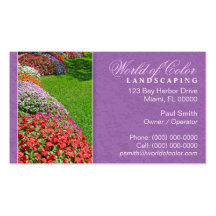 Tarjeta de visita de Landscapingr
