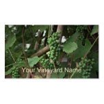 Tarjeta de visita de las uvas