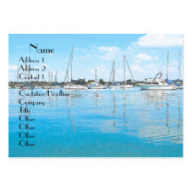 Tarjeta de visita de los barcos