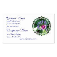 Tarjeta de visita de los Cornflowers