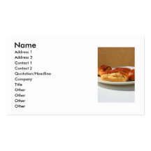 Tarjeta de visita de los pasteles de Nazook