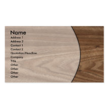 Tarjeta de visita de madera #4