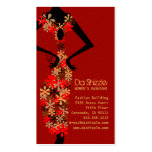Tarjeta de visita de moda de DA Shizzle
