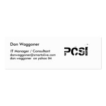 Tarjeta de visita de PCSI