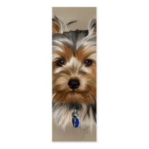Tarjeta de visita de Yorkie