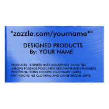 TARJETA de VISITA de ZAZZLE zazzle.com/yourname* "