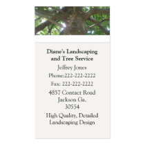 Tarjeta de visita del árbol tarjetas de negocio