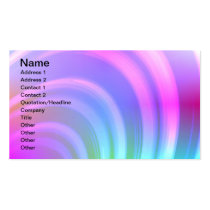 Tarjeta de visita del arco iris tarjetas de negocio