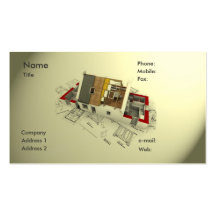 Tarjeta de visita del arquitecto