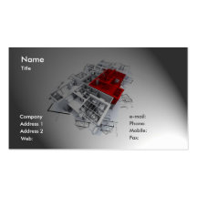 Tarjeta de visita del arquitecto