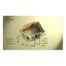 Tarjeta de visita del arquitecto