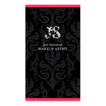 Tarjeta de visita del artista de maquillaje
