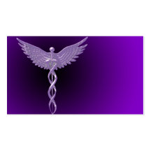 Tarjeta de visita del caduceo