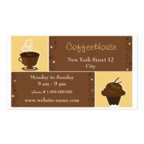 Tarjeta de visita del café del café express tarjetas de negocio