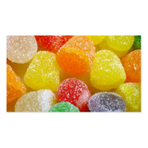 Tarjeta de visita del caramelo de las pastillas de