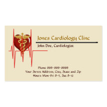Tarjeta de visita del cardiólogo