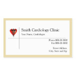 Tarjeta de visita del cardiólogo