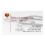 Tarjeta de visita del cardiólogo