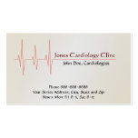 Tarjeta de visita del cardiólogo