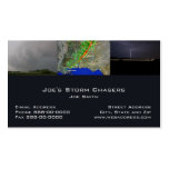 Tarjeta de visita del cazador de la tormenta