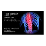 Tarjeta de visita del Chiropractor