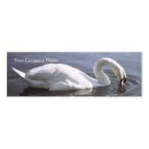 Tarjeta de visita del cisne