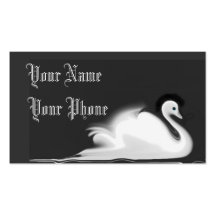 Tarjeta de visita del cisne