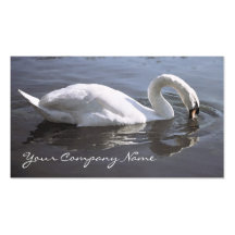 Tarjeta de visita del cisne