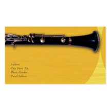 Tarjeta de visita del Clarinet para ClarinetCentra