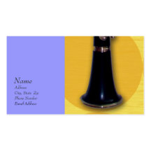 Tarjeta de visita del Clarinet para ClarinetCentra