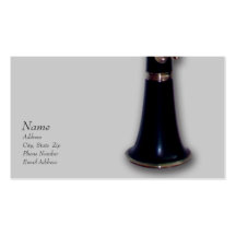 Tarjeta de visita del Clarinet para ClarinetCentra