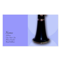 Tarjeta de visita del Clarinet para ClarinetCentra