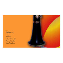 Tarjeta de visita del Clarinet para ClarinetCentra