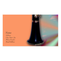 Tarjeta de visita del Clarinet para ClarinetCentra