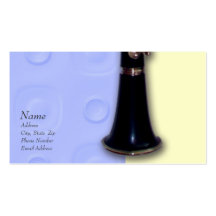 Tarjeta de visita del Clarinet para ClarinetCentra