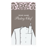 Tarjeta de visita del cocinero de la panadería