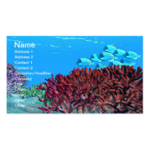TARJETA DE VISITA DEL CORAL ROJO