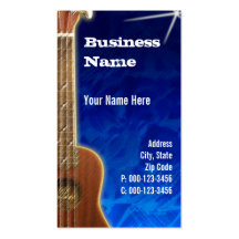 tarjeta de visita del ~ de ukulele.blue