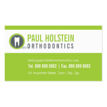 TARJETA DE VISITA DEL DENTISTA:: cal moderna del l