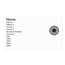 Tarjeta de visita del engranaje planetario