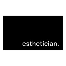 Tarjeta de visita del Esthetician
