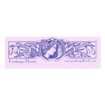 Tarjeta de visita del estilo del Victorian para la