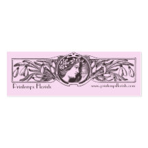 Tarjeta de visita del estilo del Victorian para la