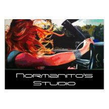 Tarjeta de visita del estudio del arte