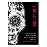 Tarjeta de visita del estudio del arte del tatuaje
