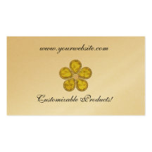Tarjeta de visita del flower power