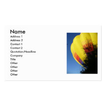 Tarjeta de visita del globo