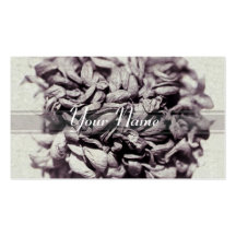 tarjeta de visita del hydrangea