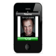 tarjeta de visita del iPhone 2x3.5