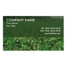 Tarjeta de visita del jardín